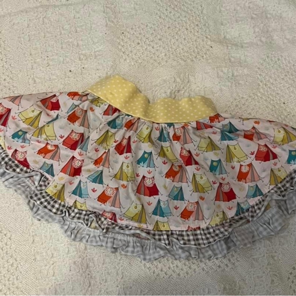 Matilda Jane tent skirt with built in diaper cover